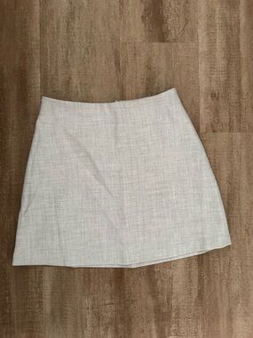 Wilfred A-Line Mini Skirt light grey